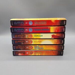 Warriors Erin Hunter Lot of 6 Books Power of Three & Omen of the Stars Series